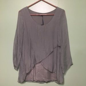 3/4 length shirt